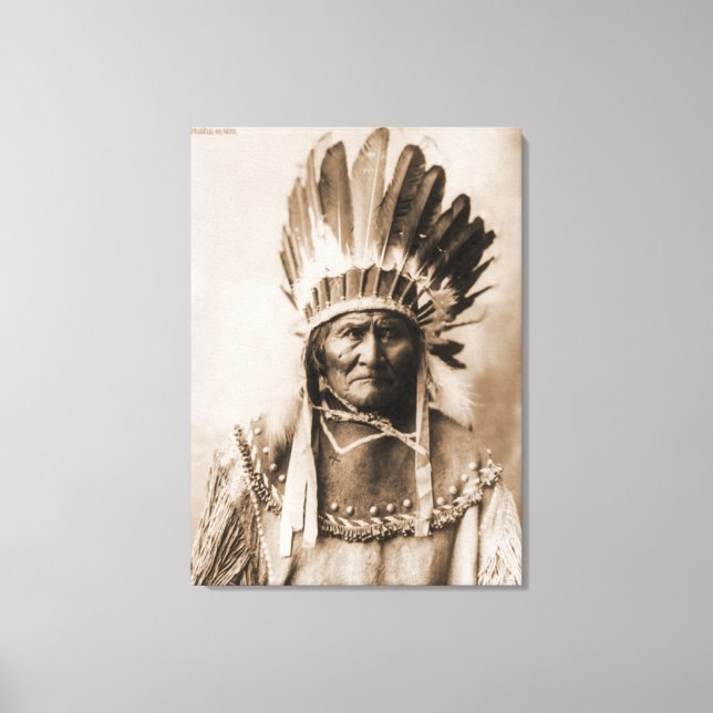 Geronimo 1904 Wrapped Canvas Leinwanddruck (Vorderseite)