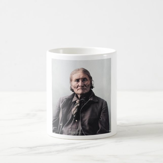 Geronimo - Führer und Medizinmann Kaffeetasse (Mittel)