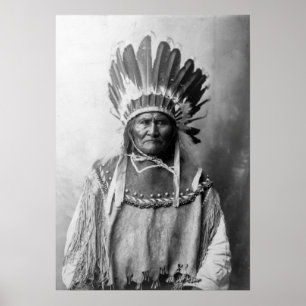 Geronimo im Mai 1907 Poster