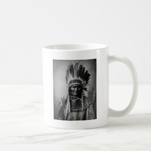 Geronimo in Head Dress Native American Hero Kaffeetasse