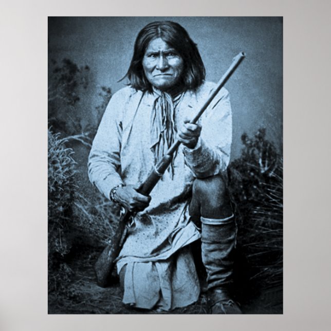 Geronimo mit Rifle 1886 Poster (Vorne)