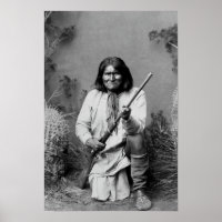 Geronimo Nieling mit Rifle - 1886