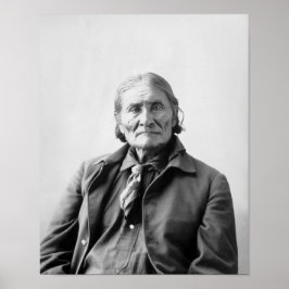 Geronimo Portrait - 1898 Poster