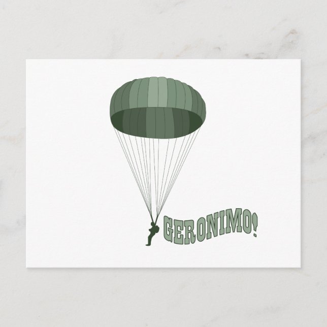 Geronimo! Postkarte (Vorderseite)