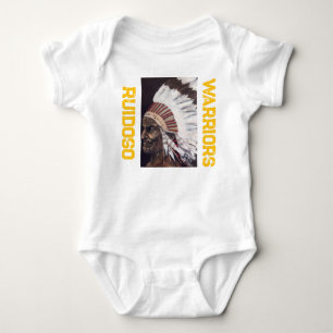 Geronimo Ruidoso Warriors #1 Fan Baby Strampler