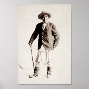 Geronimo Stehend Portrait - 1904 Poster