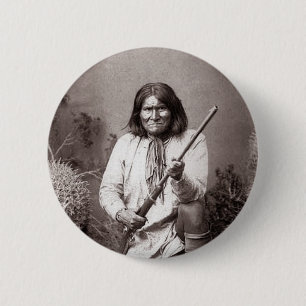 Geronimo - Vintag Button