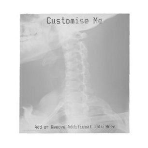 Geröntgte Vorlage 2 Notizblock