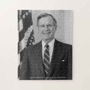 Gerorge H.W.Bush Präsident der Vereinigten Staaten Puzzle