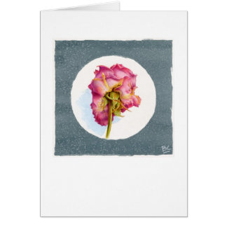GERÖSTETE GEKNITTERTE ROSE
