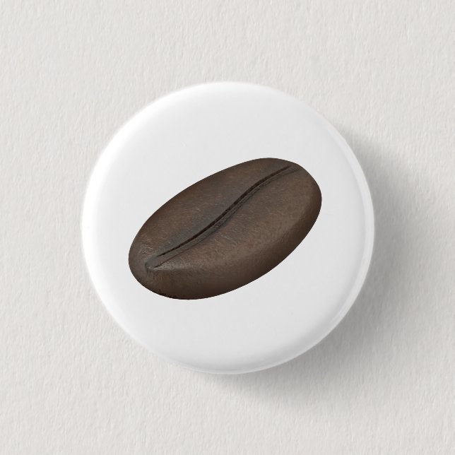 Geröstete Kaffeebohne Button (Vorderseite)