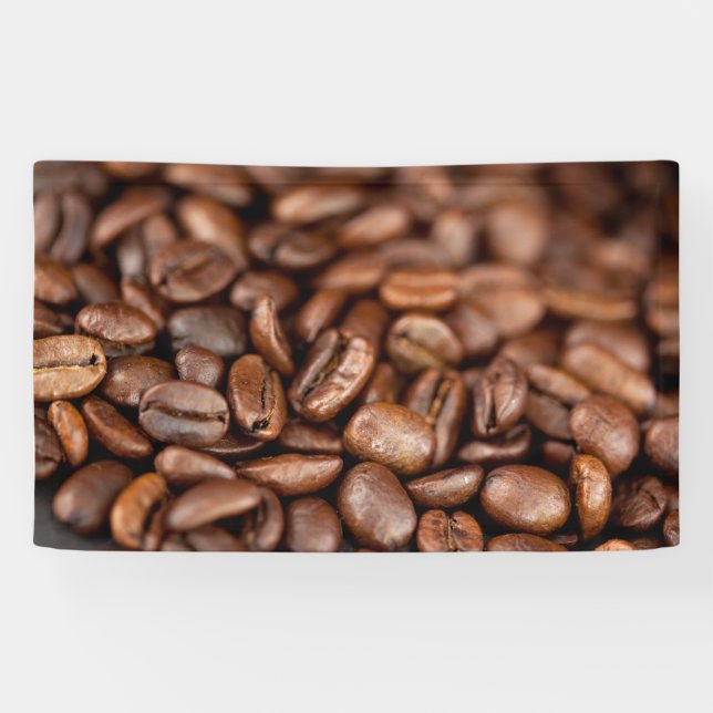 Geröstete Kaffeebohnen Banner (Horizontal)