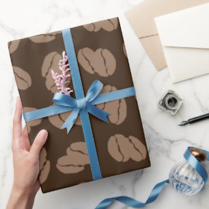 Geröstete Kaffeebohnen Geschenkpapier