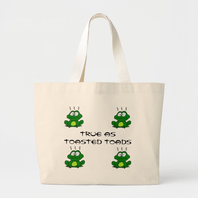 Geröstete Kröten-Tasche Jumbo Stoffbeutel (Vorne)