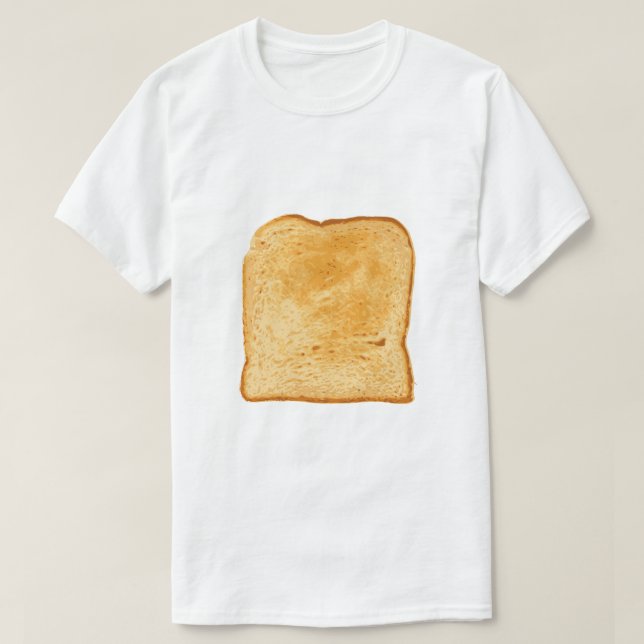 geröstete Scheibe Brot T-Shirt (Design vorne)