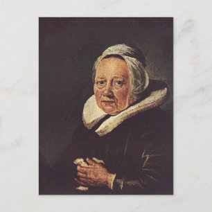 Gerrit Dou - Portrait einer alten Frau Postkarte