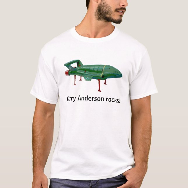 Gerry Anderson rockt! T-Shirt (Vorderseite)