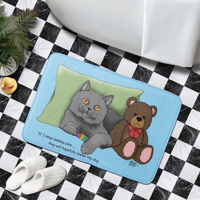 Gerry Cat Teddy Bear Badematte (Von Creator hochgeladen)