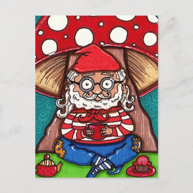Gerry Gnome Postcard Postkarte (Vorderseite)