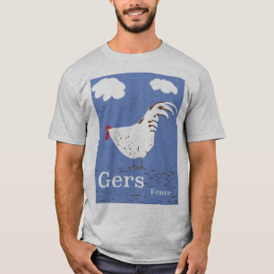 Gers France Vintage Reiseplakat T-Shirt