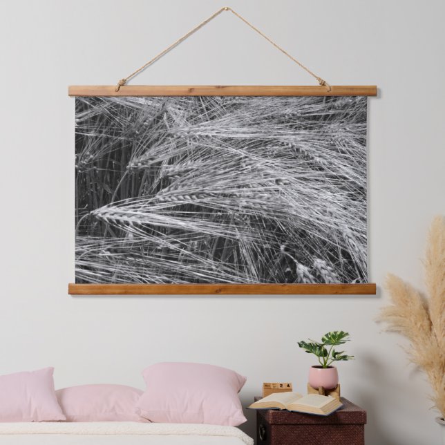 Gerstenohren (Hordeum vulgare) Wandteppich Mit Holzrahmen (Schlafzimmer)