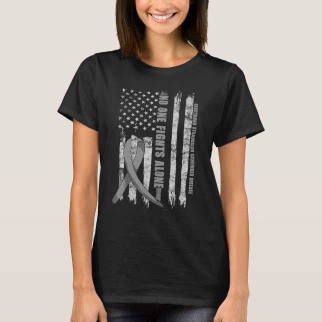 Gerstmann Straussler Scheinker Disease USA T-Shirt (Vorderseite)