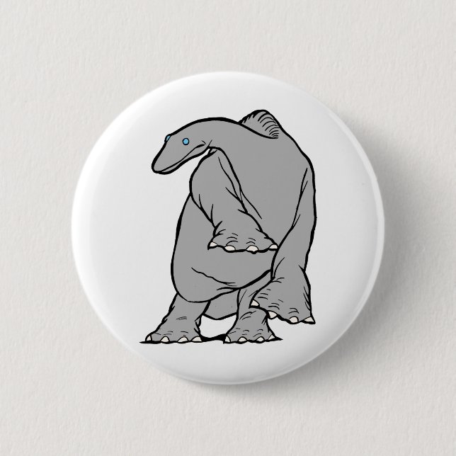 Gertie der Dinosaurier-Gang! Button (Vorderseite)