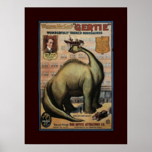 Gertie der Dinosaurier Poster