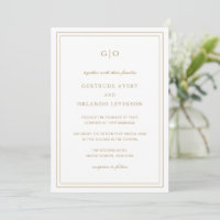 Gertrude Gold Classic Hochzeit