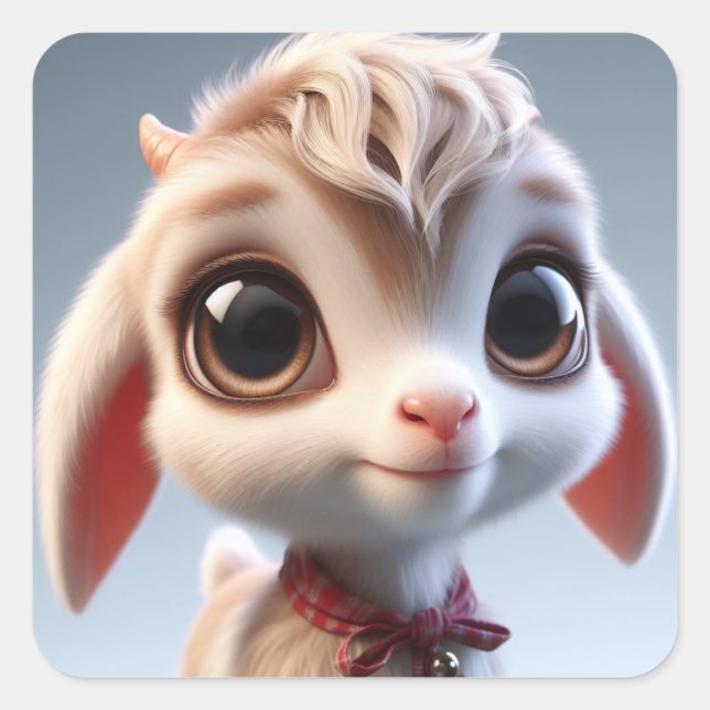 "Gertrude" Quadratischer Aufkleber (Vorderseite)