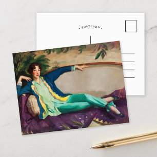 Gertrude Vanderbilt Whitney   Robert Henri Postkarte