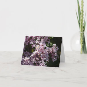Geruch, dass Lilac bald gut wird Karte