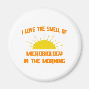 Geruch der Mikrobiologie am Morgen Magnet