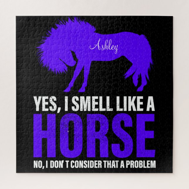 Geruch wie ein Pferd in Royal Personalisiert Puzzle (Vertikal)