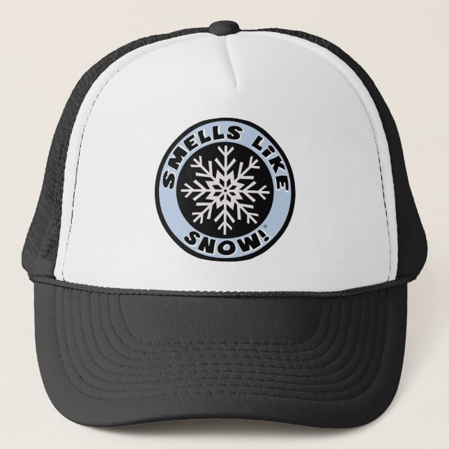 Geruche mögen Schnee! Truckerkappe (Vorderseite)