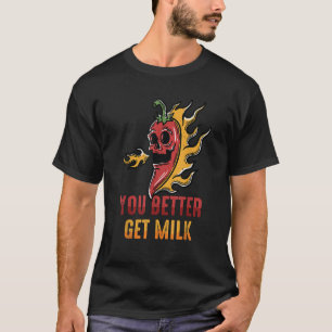 Geruchliche Speisen Sie besser erhalten Milk Ghost T-Shirt