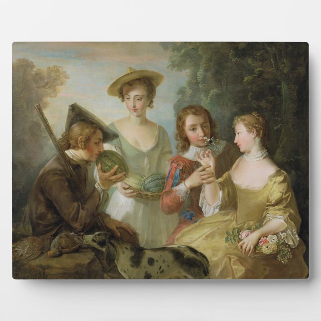 Geruchssinn, c.1744-47 (Öl auf Leinwand) (siehe Fotoplatte (Vorderseite)