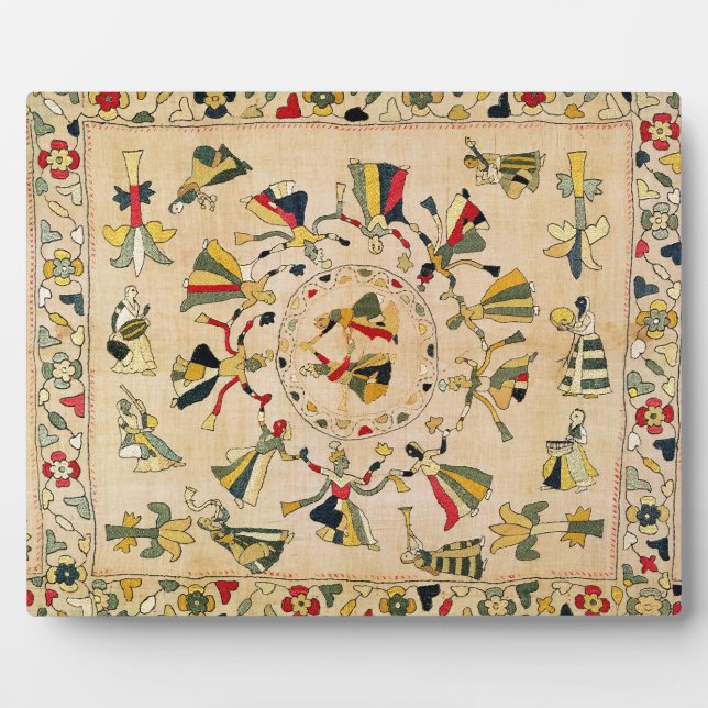 Gerücht: Quadrat Stickerei Abdeckung mit Punjabi d Fotoplatte (Vorderseite)