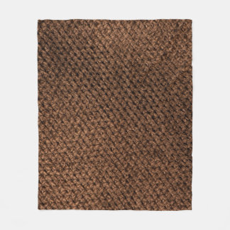 Gerüchte Stoffe: Dunkelbraune Elegance Fleecedecke