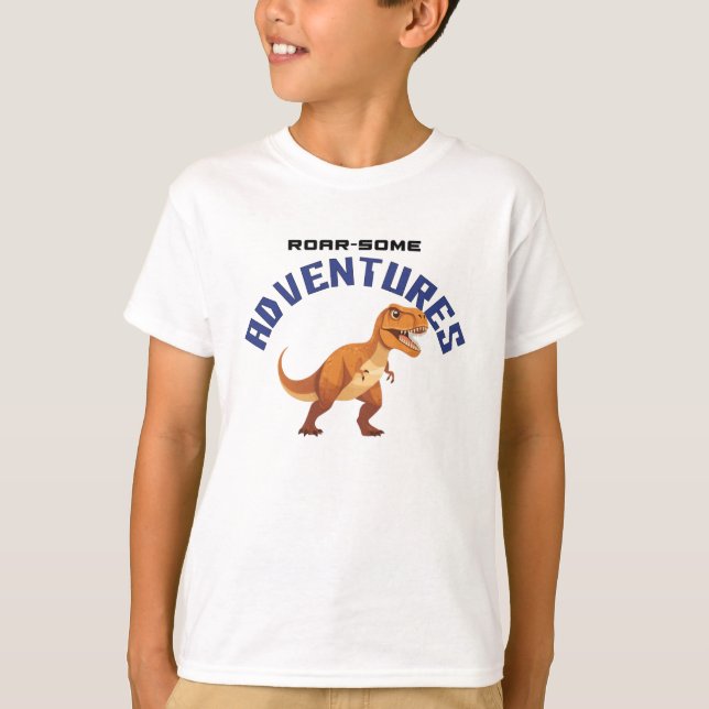 Gerüchten mit Dinosauriern: Coole T - Shirt für Ki (Vorderseite)