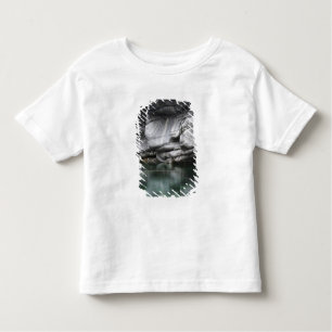 Gerundete Felsen-Klippe durch Verzasca Fluss Kleinkind T-shirt