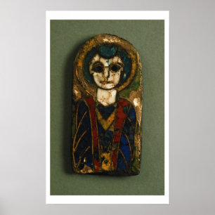 Gerundete Plakette, Christus oder ein Heiliges Poster