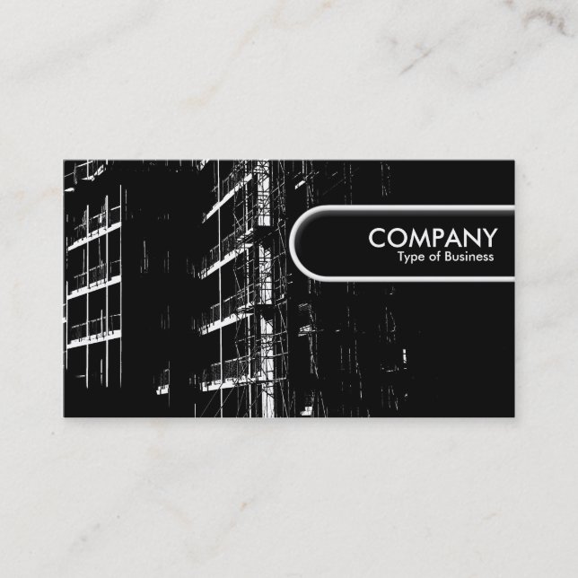 Gerundeter Rand-Umbau - hochauflösender Bau Visitenkarte (Vorderseite)