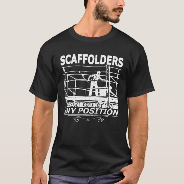 Gerüstbauarbeiter T-Shirt (Vorderseite)