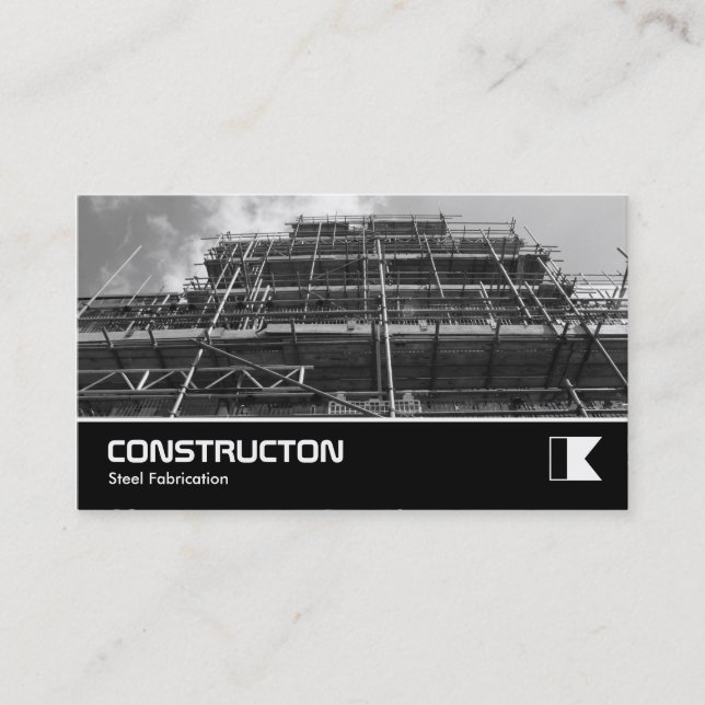 Gerüste B&W Visitenkarte (Vorderseite)