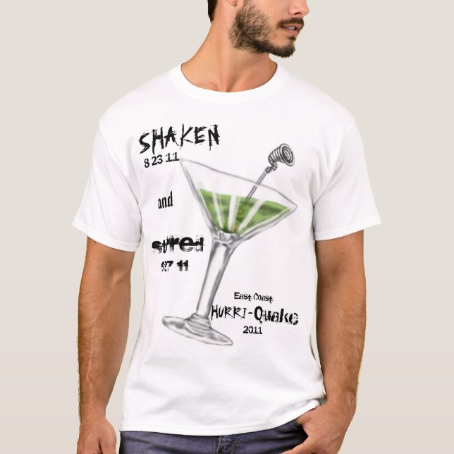 Gerüttelt und gerührt T-Shirt (Vorderseite)