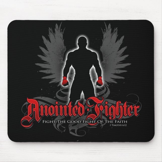 Gesalbter Kämpfer Mousepad (Vorne)