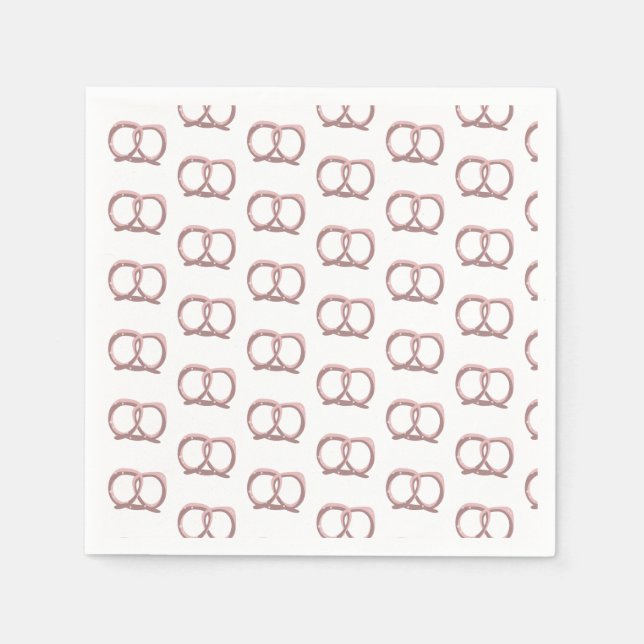 Gesalzenes Drehung Muster Party Serviette (Vorderseite)