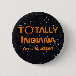 Gesamt Indiana 2024 Solar Eclipse Button