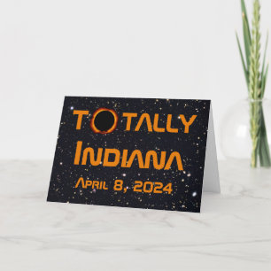 Gesamt Indiana 2024 Solar Eclipse Karte